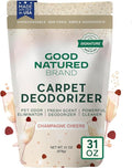 Good Natured Brand | Carpet Deodorizer & Freshener Powder | 31 oz Pet Odor Eliminator for Strong Odor & Pet Urine | Champagne Cheers Scent | Safe for Homes with Pets