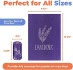 Best Pet Supplies Poop Bags for Dogs - Lavender, 240 Count | Scented, Leak-proof, Easy-Tear perforations, 15 Thick Bags per roll, Outdoor Walking & Travel, Fits Standard Holders