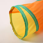 Pet Cat Tunnel, S-Shape Tunnels for Indoor Cats, Collapsible Pet Tunnel for Kitten, Puppy, Rabbit, 25cm-Wide Tunnels, Durable & Breathable, with Peek Hole Toy Ball