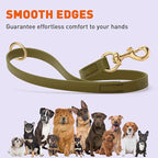 Viper Biothane K9 Working Dog Leash Waterproof Lead for Tracking Training Schutzhund Odor-Proof Long Line with Solid Brass Snap for Puppy Medium and Large Dogs 20in, Olive Drab Green