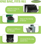 Heavy-Duty Dog Waste Can Liners - Case of 100 Bags