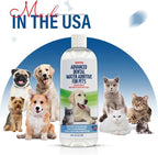 Premium Advanced Dog and cat Dental Water Additive – #1 Rated Fresh Breath & Plaque Fighter - Vet Recommended, Made in USA, 17 fl oz.