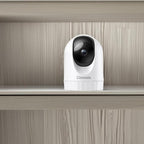 Cinnado 2K Security Camera Indoor for Pet/Dog/Baby with Phone App, D1 1Pack | 360° 2.4Ghz Wi-Fi Cam as Elderly/Baby Monitor, 2-Way Audio, Night Vision, 24/7 SD Card Storage, Alexa & Google Compatible