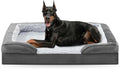 FURTIME Orthopedic Extra Large Dog Bed, Waterproof Dog Beds, 48x35x6.5 Supportive Foam Pet Couch Bed with Removable Washable Cover and Nonskid Bottom