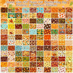 120 Pcs Fall Thanksgiving Dog Bandanas Bulk Adjustable Dog Scarves Pumpkin Turkey Puppy Bandanas Autumn Pet Neckerchief Washable Holiday Bandana for Small Medium Large Dog Pet Grooming Accessories - Image 4