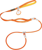 Dog Slip Leash with Double Padded Handles, Dog Training Lead to Stop Pulling,No-Pull Slip Leash and Collar Combo, Anti-Tangle,Traffic Control,Heavy Duty&Durable