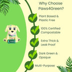 100% Certified Home Compostable Poop Bags (135 Count 9 Rolls), Plant Based, Extra Thick (20 Micron), Leak Proof, Unscented Standard Size 9 X 13'', ASTM D6400 & EN 13432 Compliant, In Box