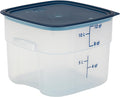Cambro FreshPro 12 Quart (QT) Food Storage Container with Lid (Restaurant Grade) - for Food Prep, Commercial Kitchen, Pet and Dog Food Container (Translucent)