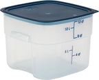 Cambro FreshPro 12 Quart (QT) Food Storage Container with Lid (Restaurant Grade) - for Food Prep, Commercial Kitchen, Pet and Dog Food Container (Translucent)