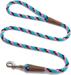 Mendota Pet Snap Leash - British-Style Braided Dog Lead, Made in The USA - Starbright, 3/8 in x 6 ft - for Small/Medium Breeds