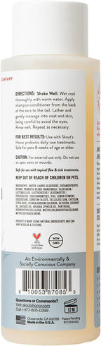 SKOUT'S HONOR Probiotic Itch Relief Shampoo for Dogs, 16 oz | Non-Medicated Microbiome-Friendly Formula with Avocado Oil and Omega-3s, Paraben & Sulfate-Free, Unscented
