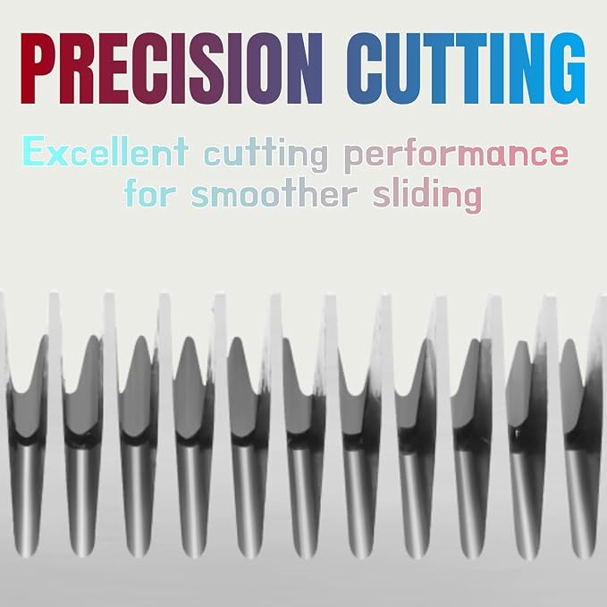 Dog Grooming Wide Blades Set,Compatible with Andis,Oster,Wahl KM10 Clippers | Cut Length 1/16"(1.5mm) to 3/8”(9.5mm) ,Include Size 10W/7FW/5FW/4FW ,4 Pack