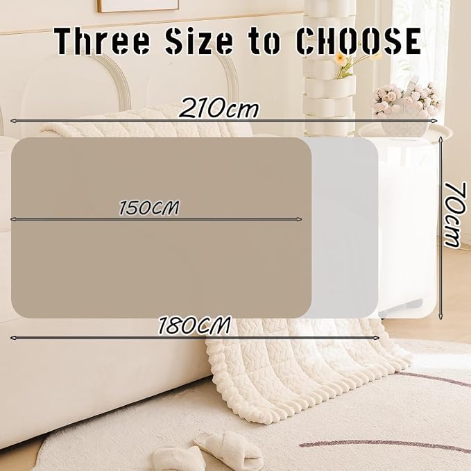 Mitid Sofa Cover Fuzzy Couch Cover for Pet, Couch Covers for Dogs Pets Mat | Washable Non-Slip Sofa Slipcover Cushion Protector Pets Friendly Mat, Dog Couch Cover, Square Couch Covers for Dogs Non Skid