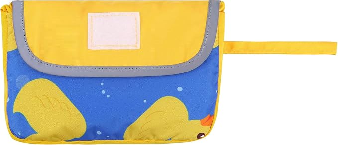 HDE Reversible Hooded Dog Raincoat Slicker Poncho for Small Medium Large Dogs - Ducks/Yellow - 3XL - Nylon, Polyester