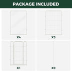 FXW AuraSpace Pro Acrylic & Wire Mesh Indoor Dog Playpen, 40" H, 8 Panels | Clear View, Heavy-duty Metal, Flexible Layouts, Easy Walk-Through, For Medium & Large Dogs, Patented