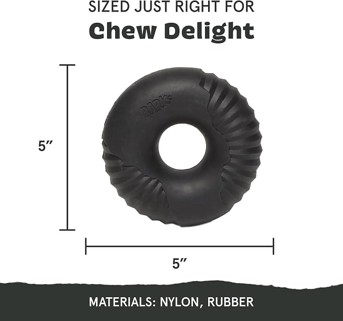Barkbox Super Chewer Tough Dog Chew Toys for Aggressive Chewers, Dental Stimulating (Radius - Large) | Durable Dog Toy for Aggressive Chewers - Vanilla Scented Chew