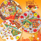 120 Pcs Fall Thanksgiving Dog Bandanas Bulk Adjustable Dog Scarves Pumpkin Turkey Puppy Bandanas Autumn Pet Neckerchief Washable Holiday Bandana for Small Medium Large Dog Pet Grooming Accessories - Image 5