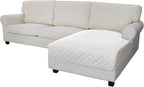 Easy-Going Sectional Couch Covers for Dogs L Shape Sofa Cover Reversible Sofa Slipcover Chaise Lounge Cover Furniture Protector Cover for Pets Dog Cat (42 x 68 inches, White/White) | Soft Sofa Slipcover For Dogs, Fits Left/Right Chaise Lounge Protector...