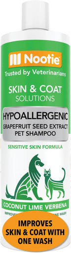 Nootie - Pet Shampoo for Sensitive Skin - Revitalizes Dry Skin & Coat - Natural Ingredients - Gentle Dog Shampoo - Cleans & Conditions