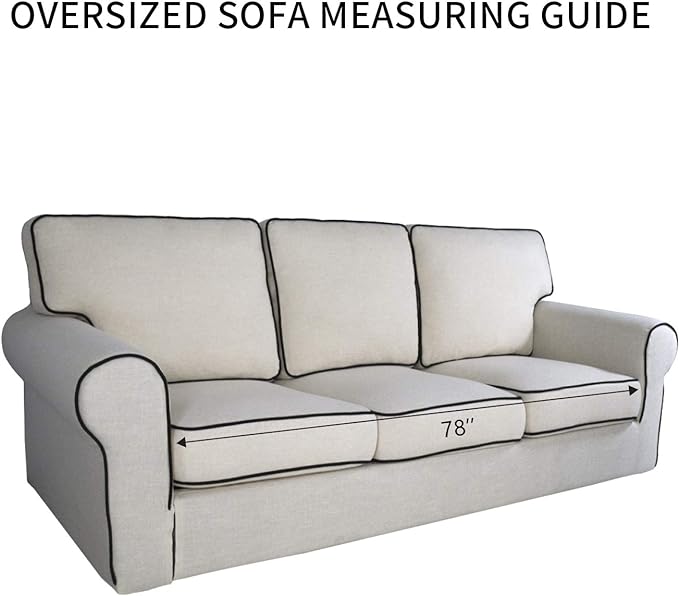 PureFit Reversible Quilted Sofa Cover, Water Resistant Slipcover Furniture Protector, Washable Couch Cover with Non Slip Foam and Elastic Straps for Kids, Pets (X Large, Brown/Beige) | Brown/Beige, Water Resistant Couch Protector, Washable Pet Couch Co...