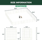 FXW Rollick Dog Playpen, Indoor, Yard & RV Camping, 32" H, 32 Panels | Easy setup, Heavy-duty, DIY layouts, for Small & Medium Dogs, Patented