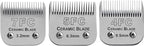 Dog Grooming Ceramic Blades Set,Compatible with Andis,Oster A5,Wahl KM10 | Cut Length 1/8"(3.2mm) to 3/8”(9.5mm) ,Include 7FC/5FC/4FC 3 pack