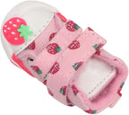 Cute Strawberry Dog Boots, Slip Pet Shoes for Sm Dogs Teddy Hon Pomeranian, Dog or, Breathable Dog Shoes (Number 2)