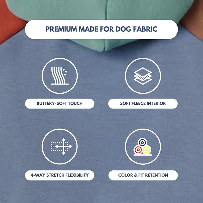 Spark Paws Dog Hoodie – Premium Dog Sweater for Small, Medium, and Large Dogs | Warm Outfits for French Bulldogs, Pitbull, Puppy, Winter Jacket Alternative - Alpine - 2XL