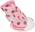Dog ShoesDog BootsStrawberry Dog Boots Dog BootsDog orPet Shoes Dog Shoes Dog Shoes Slip Breathable e Strawberry Dog Boots for Sm Dogs Teddy hon Pomeranianpuppy Socks/Shoes for Small Dogs