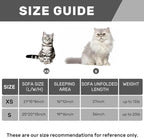 Hollypet Cat Bed Small Dog Orthopedic Couch Beds for Pets up to 20 lbs | Fluffy Multifunctional Double-Layer Warming Kitten Pet Couch Orthopedic Beds with Machine Washable Cover and Non-Slip Bottom