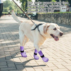 EXPAWLORER 6PCS Anti-Slip Dog Socks to Prevent Licking Paws,Dog Shoes for Hot Pavement,Best Paw Protector Traction Control on Hardwood Floor,Dog Booties for Puppy Small Medium Large Senior Dogs