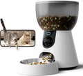 ARENTI Automatic Cat Feeder with Camera, 4L Auto Cat Food Dispenser for Cats, Smart WiFi Pet Feeder with App, 2K HD Two-Way Audio Meal Call, Dual Power, Color Night Vision, 2.4GHz/5GHz & Bluetooth