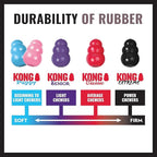 KONG Extreme Donut Dog Toy – Toughest Durable Natural Rubber Chew Toy for Power Chewers – Safe on Teeth & Gums, Fun Bounce & Roll for Indoor and Outdoor Play (Medium/Large)