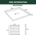 FXW MiniPaws Dog Playpen, Indoor, Yard & RV Camping, 24" H, 48 Panels | Portable, Expandable Layout, Tool-Free Setup, For Puppies & Small Dogs