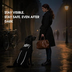 Dog Raincoat, Waterproof Dog Rain Jacket with Hood Black 2XL | Rain Coat For Large Dogs, Doggy Poncho With Leash Hole, Reflective Strips, For Rainy Snowy Weather Walks, Hiking, Camping