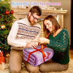 Butterfly Blanket for Women/Girls, Butterfly Gifts for Women Adults, Cute Blankets for Teen Girls, Personalized Blankets for Adults/Kids,Soft Fleece Blanket and Throw,Birthday 40"x 50" - Image 6