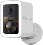 VSTARCAM 2K Security Cameras Wireless Outdoor, No-Drill Magnetic & Adhesive Mount, Free Cloud & SD Storage, WiFi 6 2.4/5G Dual Band, Motion Alerts, 6-Month Battery, Color Night Vision, IP66,2-Way Talk