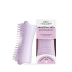 Pet Teezer Puppy Essential Dog Brush, Extra Soft Teeth, Wet or Dry, Purple | Dog grooming tool with ultra-soft two-tier teeth to gently detangle & lift dirt; for puppies, sensitive skin, wet or dry fur