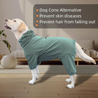 Dog Pajamas for Large Dogs,Extra Large Stretch, Suitable for Adult, Medium-Sized Dogs, Large Pet Jumpsuit Four-Legged Dog Clothes, Pet Clothing. (Green Color, 4XL)