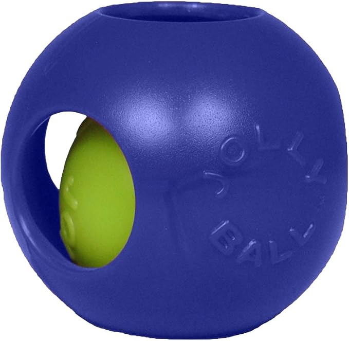 Jolly Pets Teaser Ball Dog Toy, Extra Large/10 Inches, Blue