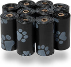Best Pet Supplies Poop Bags for Dogs - Assorted Colors, 150 Count | Scented, Leak-proof, Easy-Tear perforations, 15 Thick Bags per roll, Outdoor Walking & Travel, Fits Standard Holders