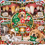 Christmas Dog Toys 4 Pack, Squeaky Plush, Rope Frisbee & Teething Toys - Image 3