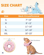 Supet Inflatable Dog Cone Collar for Large Medium Small Dogs, Soft Cone Collar for Dogs Cats, ECollar Doggie Neck Donut Dog Cone Alternative After Surgery