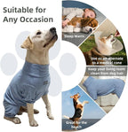 Dog Pyjamas Sweater Clothing and Loungewear Suitable for Medium to Large Breeds of Dogs, Dog Neutering Suits, Extra-Large Stretch Fabric, Four-Legged Dogs Clothes Pyjamas(Sweater Blue, 3XL)