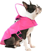 Gooby - Raincoat, Adjustable Rain Cap with See Through Visor, Pink, 2X-Large