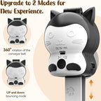 AsFrost 2-in-1 Interactive Cat Chase Bounce Toy for Indoor Cats | Automatic Flying Bird & Mouse Wand, USB Rechargeable, Suction Hanging Design,Self Play for Bored Kittens Adult Cats Exercise