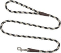Mendota Pet Snap Leash - British-Style Braided Dog Lead, Made in The USA - Sandstone, 3/8 in x 6 ft - for Small/Medium Breeds