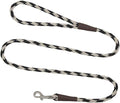 Mendota Pet Snap Leash - British-Style Braided Dog Lead, Made in The USA - Sandstone, 3/8 in x 4 ft - for Small/Medium Breeds