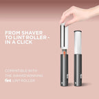 All-in-One Fabric Shaver, Compact, Retractable & Travel-Friendly Fuzz Remover with 2 Fabric-Safe Care Surfaces, Lint Brush & Lint Roller, Ultimate Depiller for Clothes, Eco-Friendly