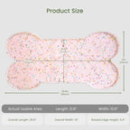 PWTAA Dog Food Mat Anti-Slip Silicone Dog Bowl Mat Thicker Pet Placemat Waterproof Cat Feeder Pad with Raised Edge Puppy Kitten Feeding Mats Suitable Small Medium-Sized Dogs Cats Eating Tray